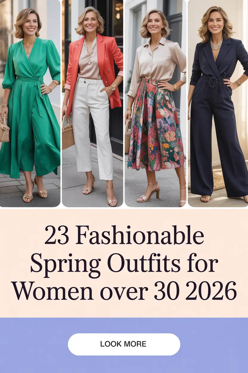 Fashionable Spring Outfits for Women Over 30 2026: Fresh Ideas and Mom Style Inspiration