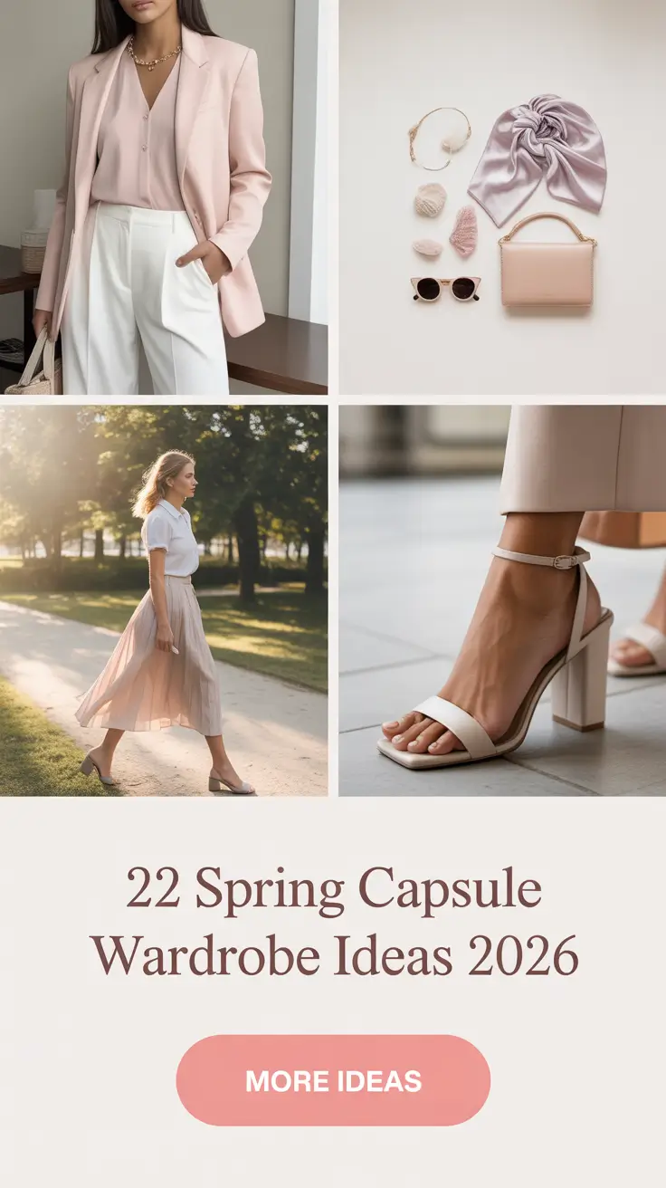 Spring Capsule Wardrobe Ideas 2026: Light & Bright Outfits for a Fresh New Season