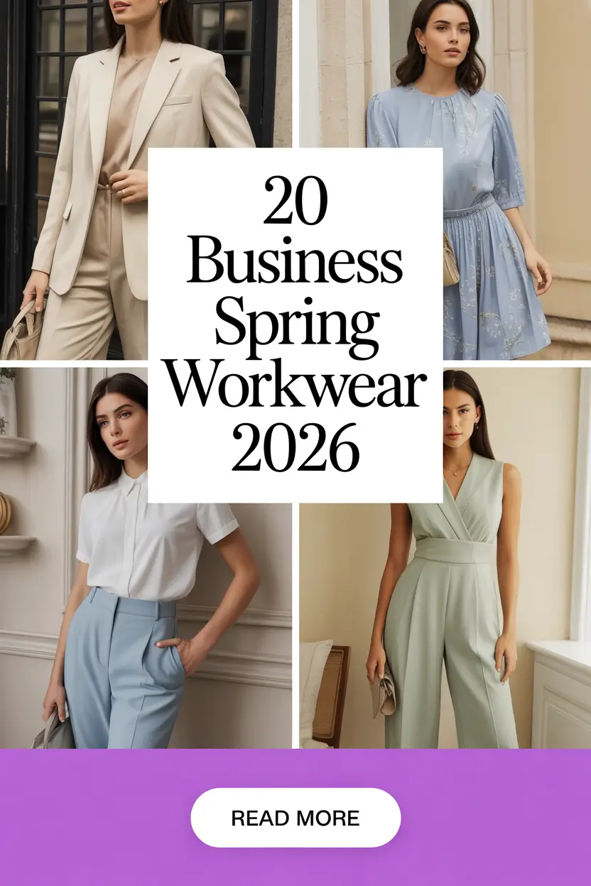 Business Spring Workwear 2026: Fresh Outfits, Capsule Ideas & Modern Style for Women