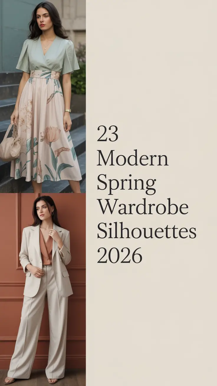 Modern Spring Wardrobe Silhouettes 2026: Light & Essentials-Inspired Spring Style Guide