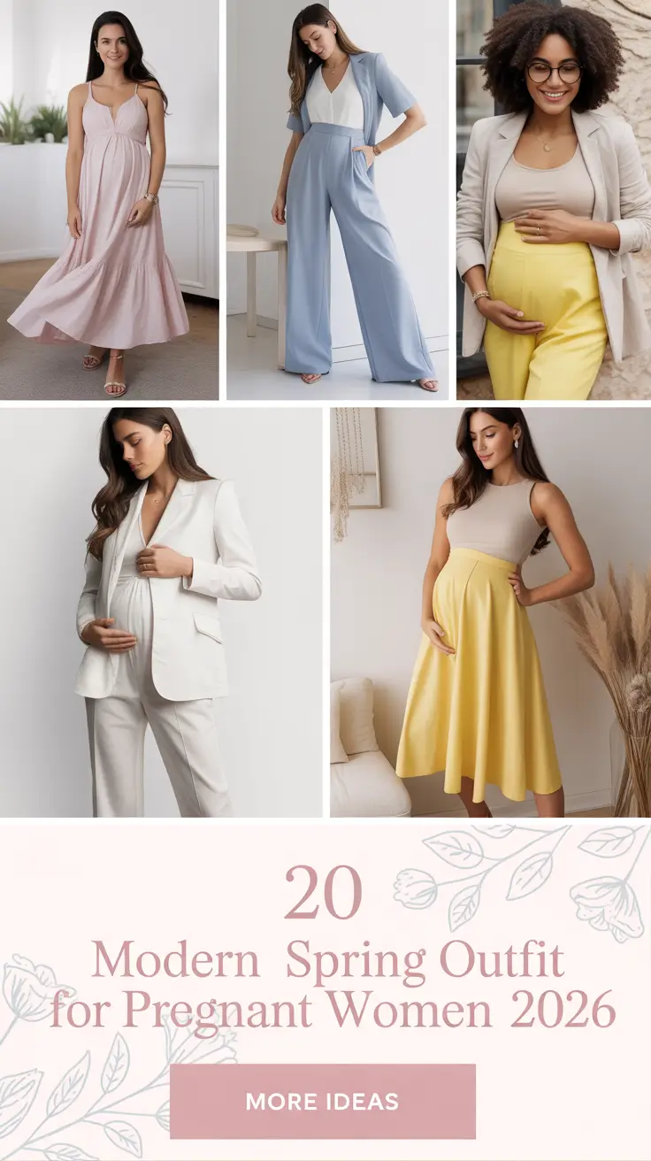 Modern Spring Outfit for Pregnant Women 2026: Fresh, Cute & Effortlessly Stylish Looks