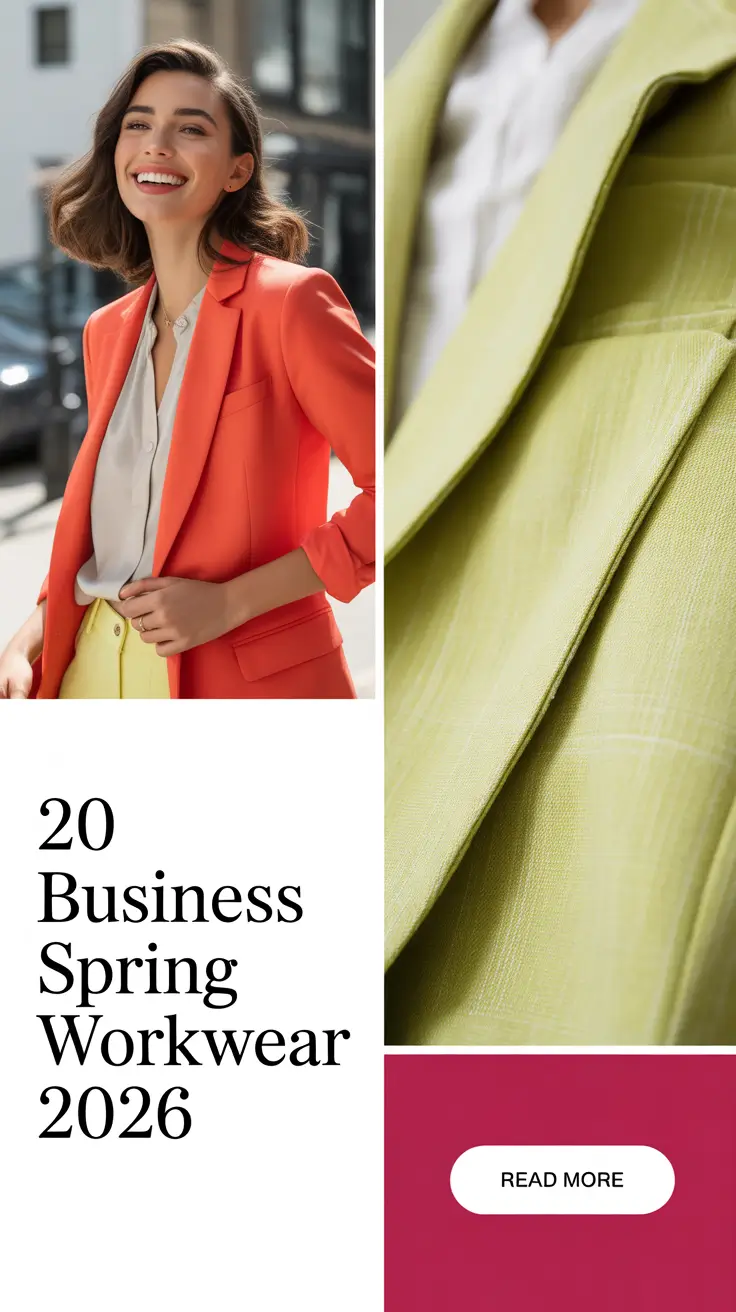 Business Spring Workwear 2026: Fresh Outfits, Capsule Ideas & Modern Style for Women