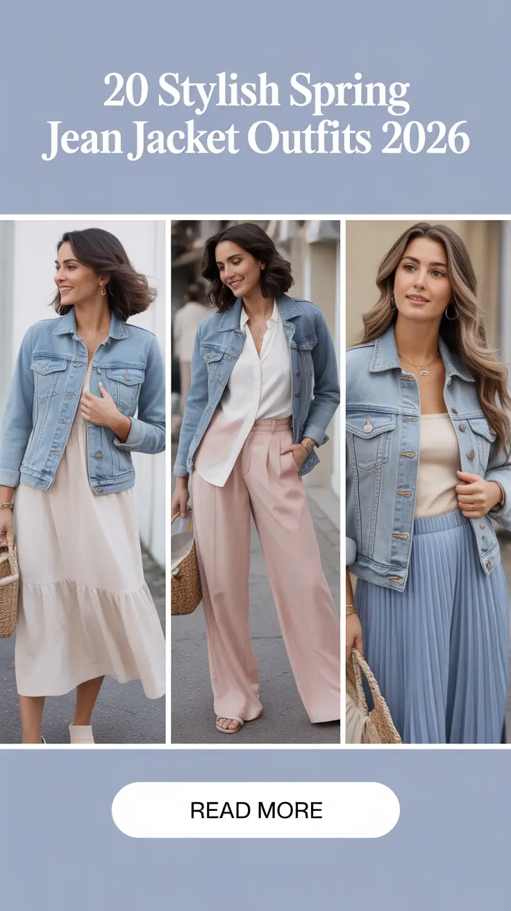Stylish Spring Jean Jacket Outfits 2026: Fresh, Casual & Chic Looks for Springtime