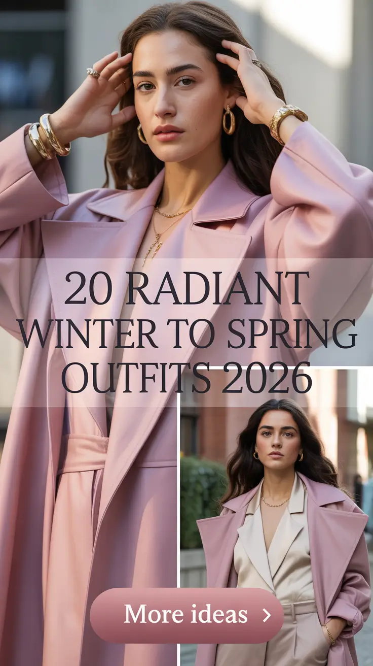 Radiant Winter to Spring Outfits 2026: Fresh Transitional Looks for Every Woman