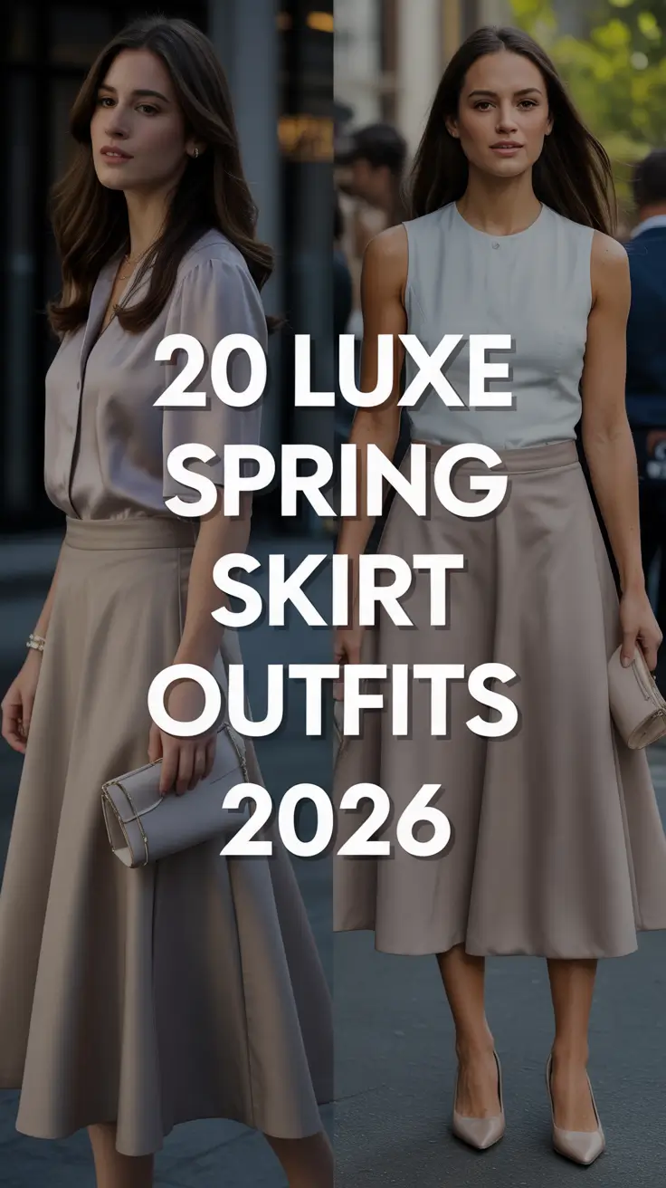 Luxe Spring Skirt Outfits 2026: Fresh, Aesthetic Looks for the New Season