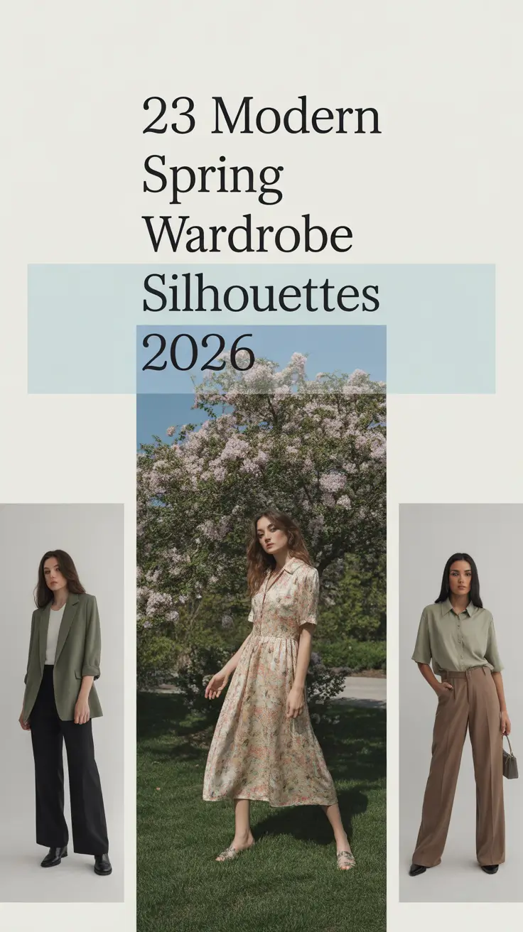 Modern Spring Wardrobe Silhouettes 2026: Light & Essentials-Inspired Spring Style Guide