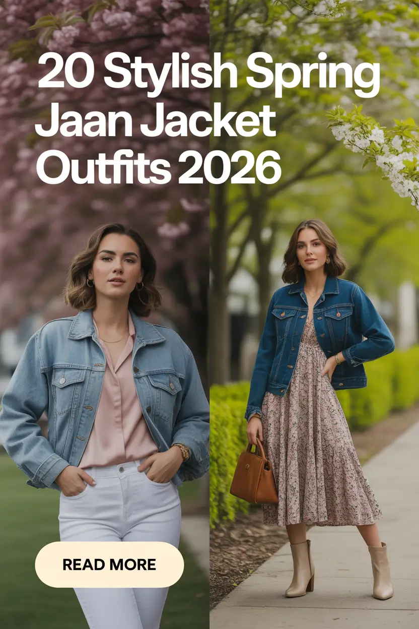 Stylish Spring Jean Jacket Outfits 2026: Fresh, Casual & Chic Looks for Springtime