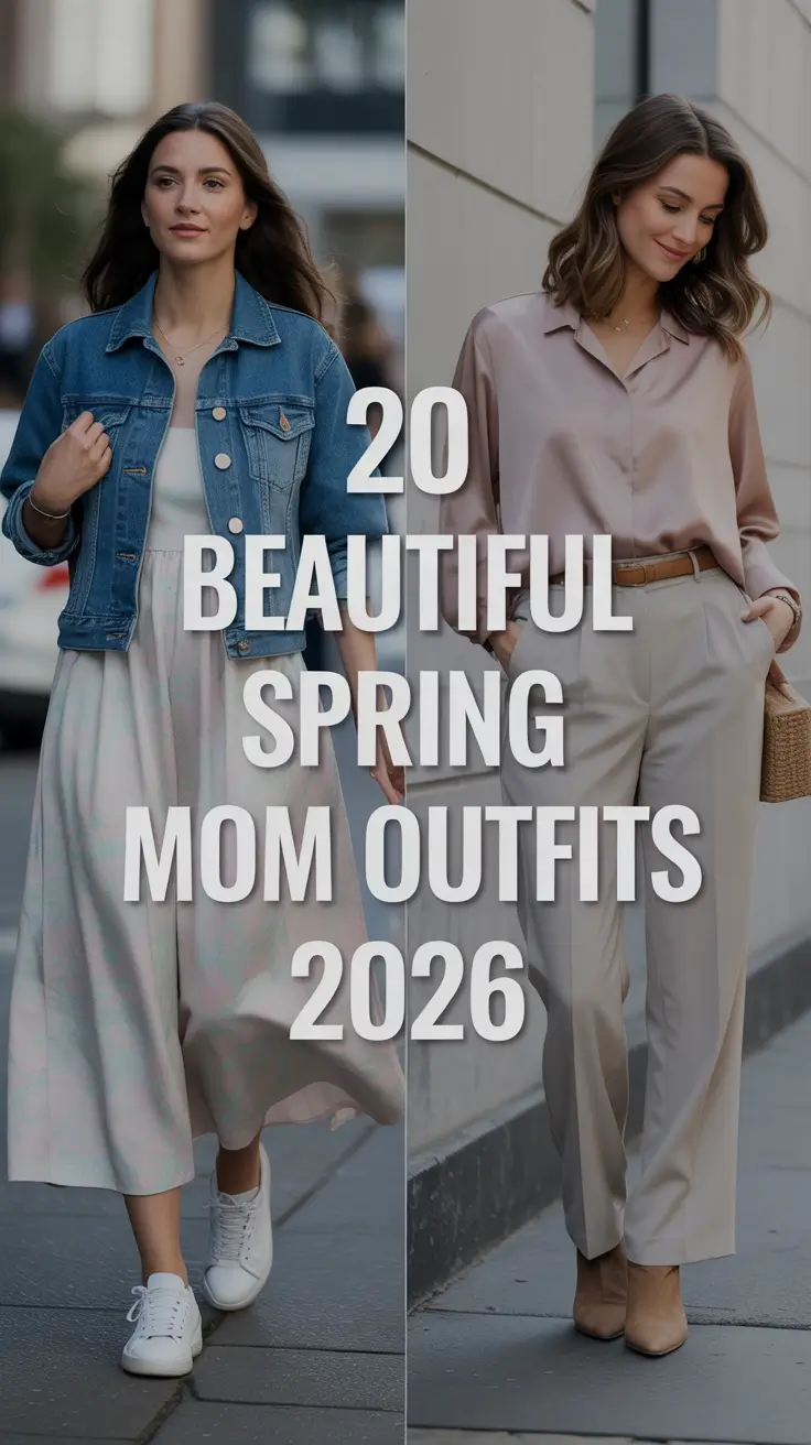Beautiful Spring Mom Outfits 2026: Fresh, Aesthetic Outfit Ideas for Every Style
