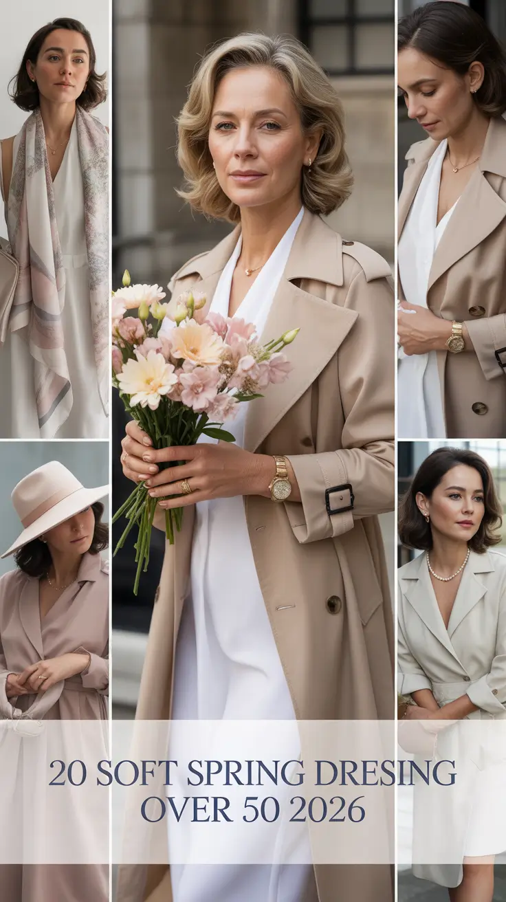 Soft Spring Dressing Over 50 2026: Fresh Outfits for Effortless Spring Style