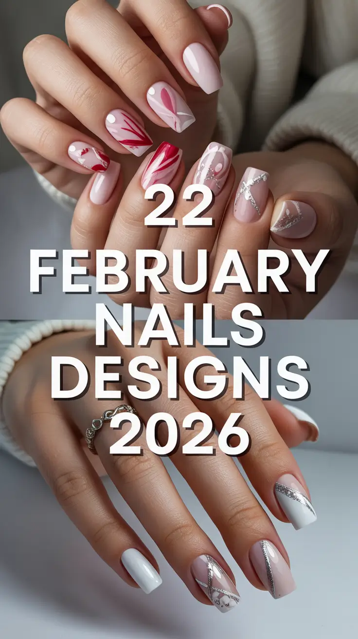 February Nails Designs 2026: Trendy Valentines Day Ideas for Every Style