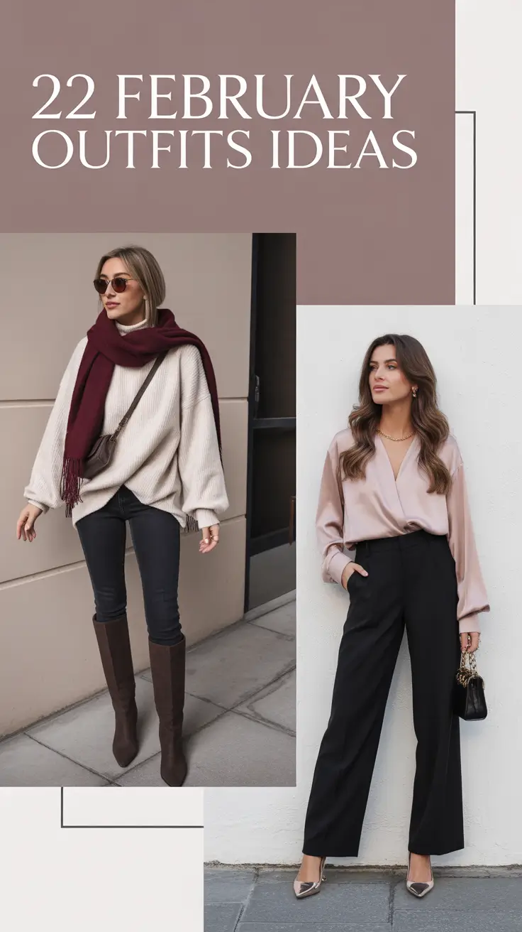 February Outfits Ideas 2026: Inspiring Winter Looks for Every Mood