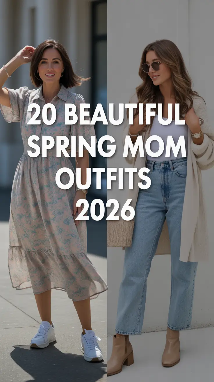 Beautiful Spring Mom Outfits 2026: Fresh, Aesthetic Outfit Ideas for Every Style