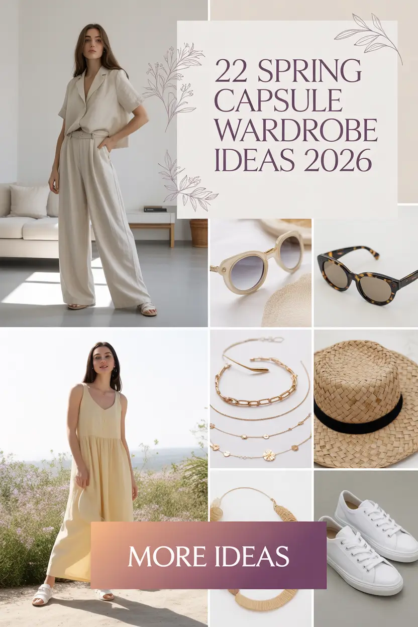Spring Capsule Wardrobe Ideas 2026: Light & Bright Outfits for a Fresh New Season