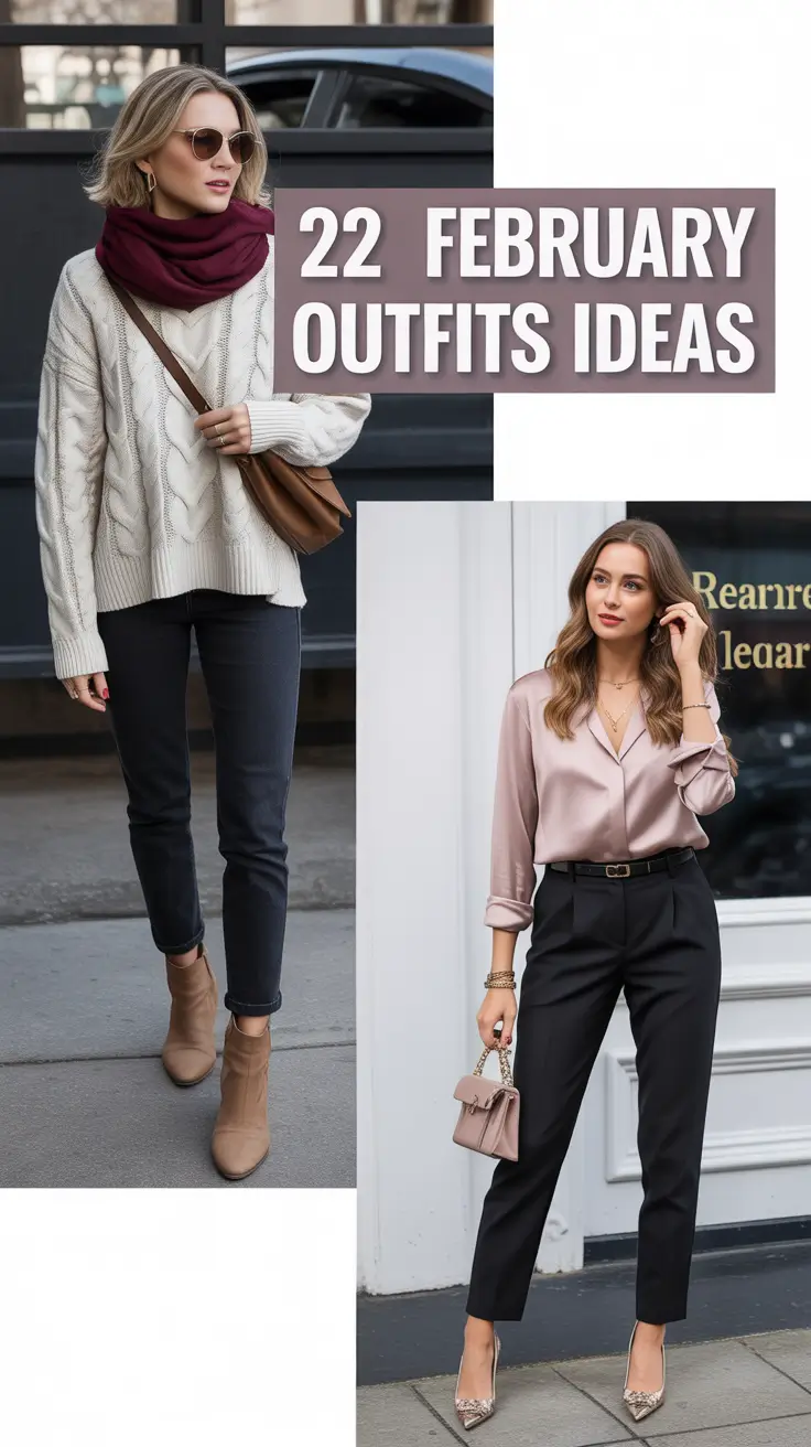 February Outfits Ideas 2026: Inspiring Winter Looks for Every Mood