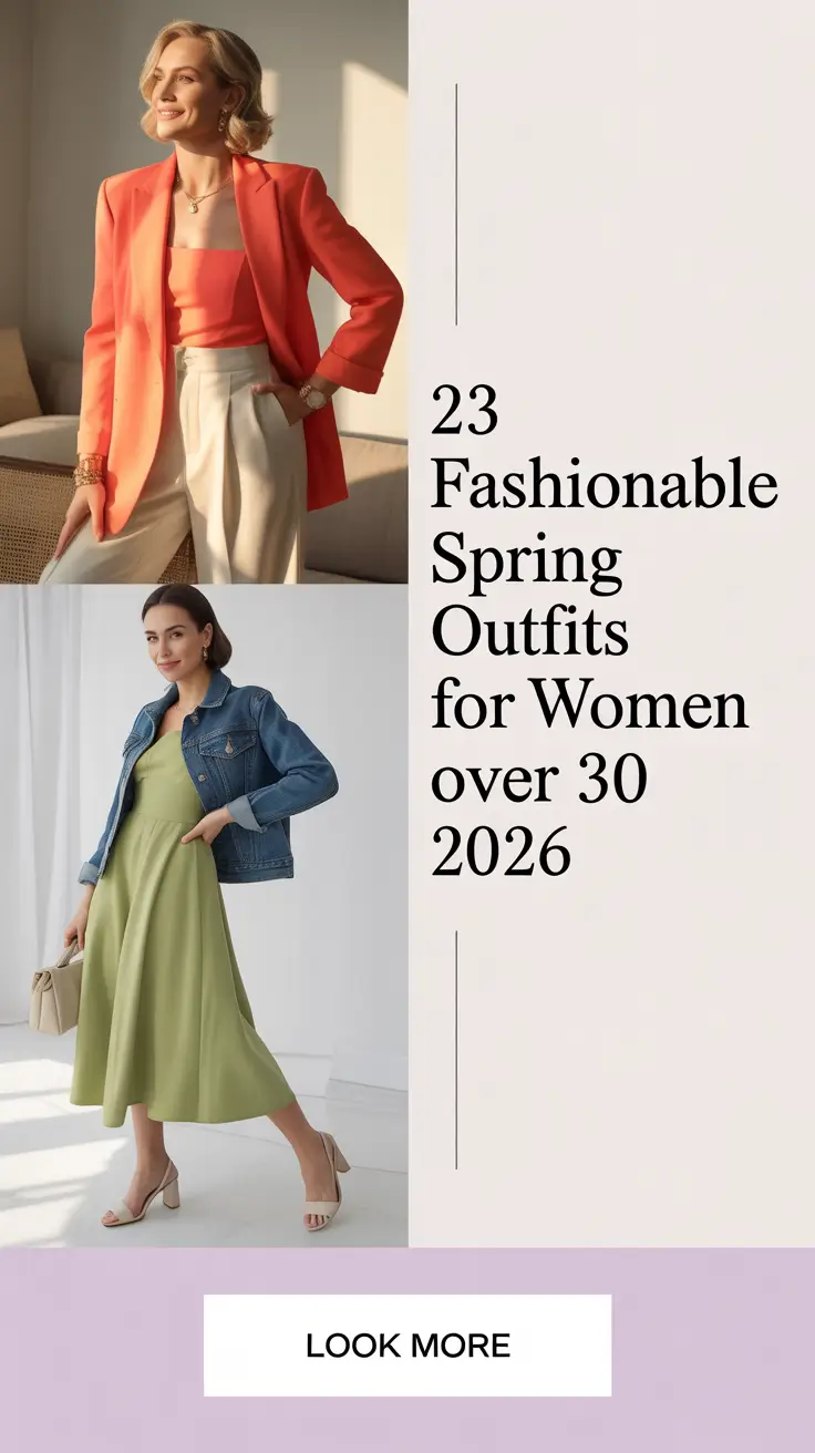 Fashionable Spring Outfits for Women Over 30 2026: Fresh Ideas and Mom Style Inspiration