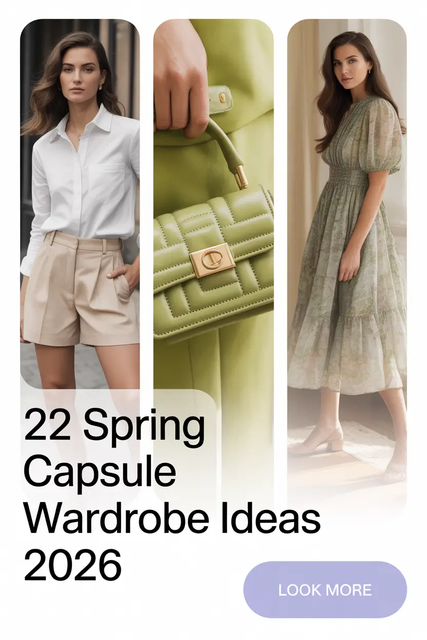 Spring Capsule Wardrobe Ideas 2026: Light & Bright Outfits for a Fresh New Season