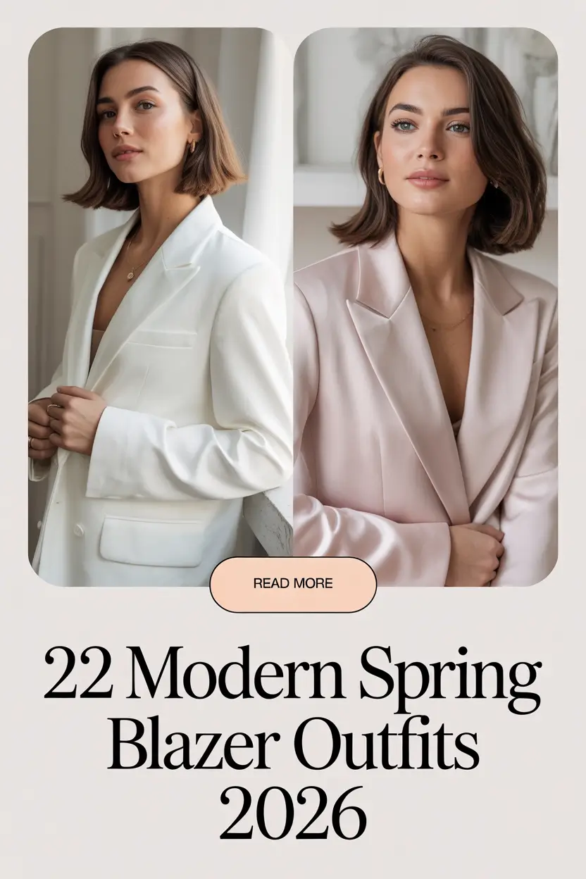 Modern Spring Blazer Outfits 2026: Fresh, Stylish & Versatile Looks for Women
