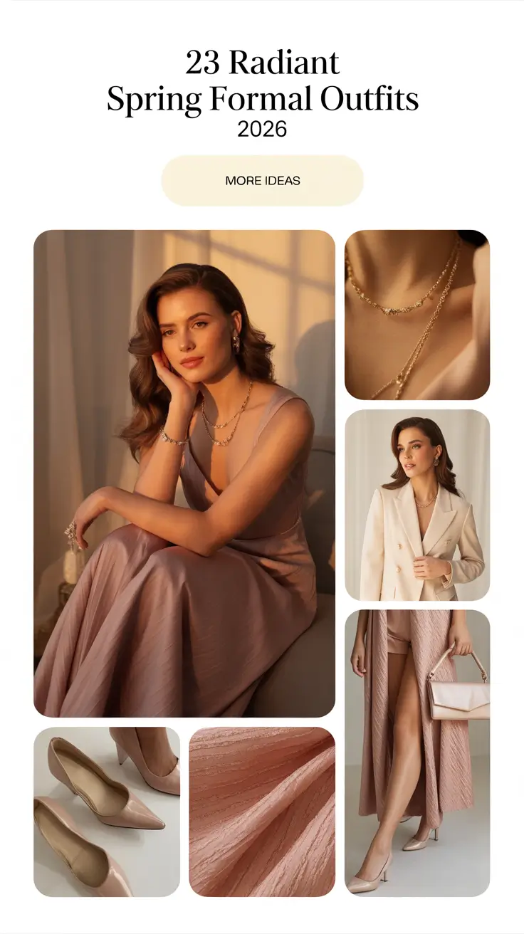 Radiant Spring Formal Outfits 2026: Bright & Elegant Ideas for Women This Season
