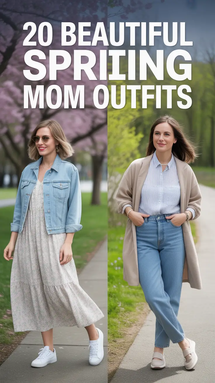 Beautiful Spring Mom Outfits 2026: Fresh, Aesthetic Outfit Ideas for Every Style