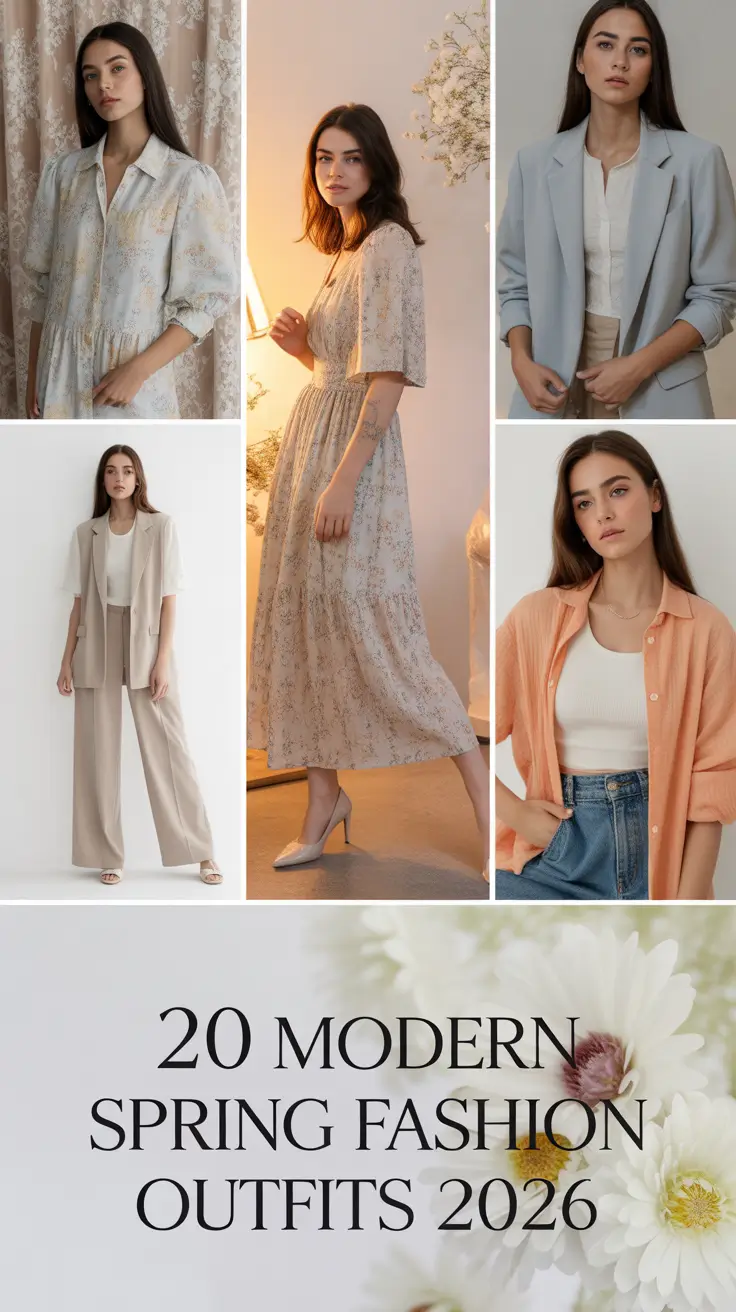 Modern Spring Fashion Outfits 2026: Fresh Inspo, Casual Ideas & Elegant Looks for Every Woman