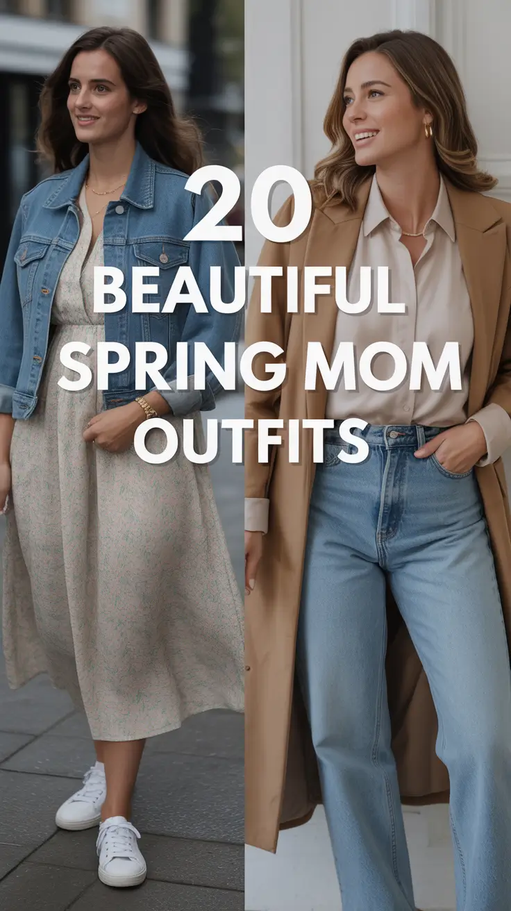 Beautiful Spring Mom Outfits 2026: Fresh, Aesthetic Outfit Ideas for Every Style