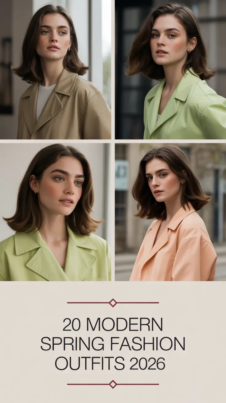 Modern Spring Fashion Outfits 2026: Fresh Inspo, Casual Ideas & Elegant Looks for Every Woman