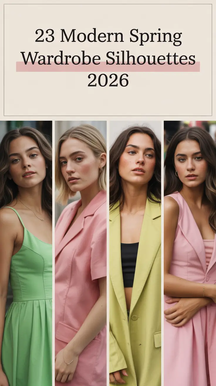 Modern Spring Wardrobe Silhouettes 2026: Light & Essentials-Inspired Spring Style Guide