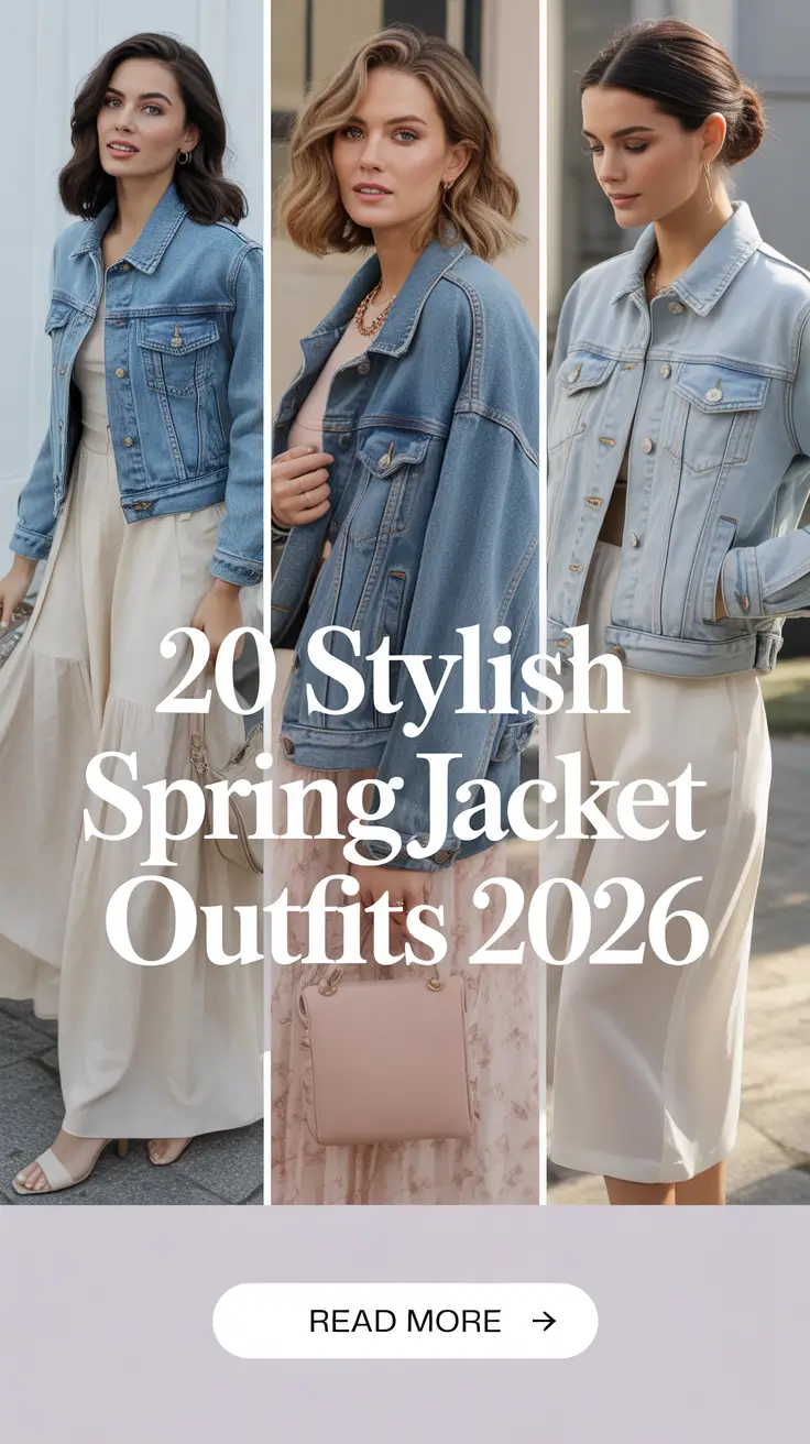 Stylish Spring Jean Jacket Outfits 2026: Fresh, Casual & Chic Looks for Springtime