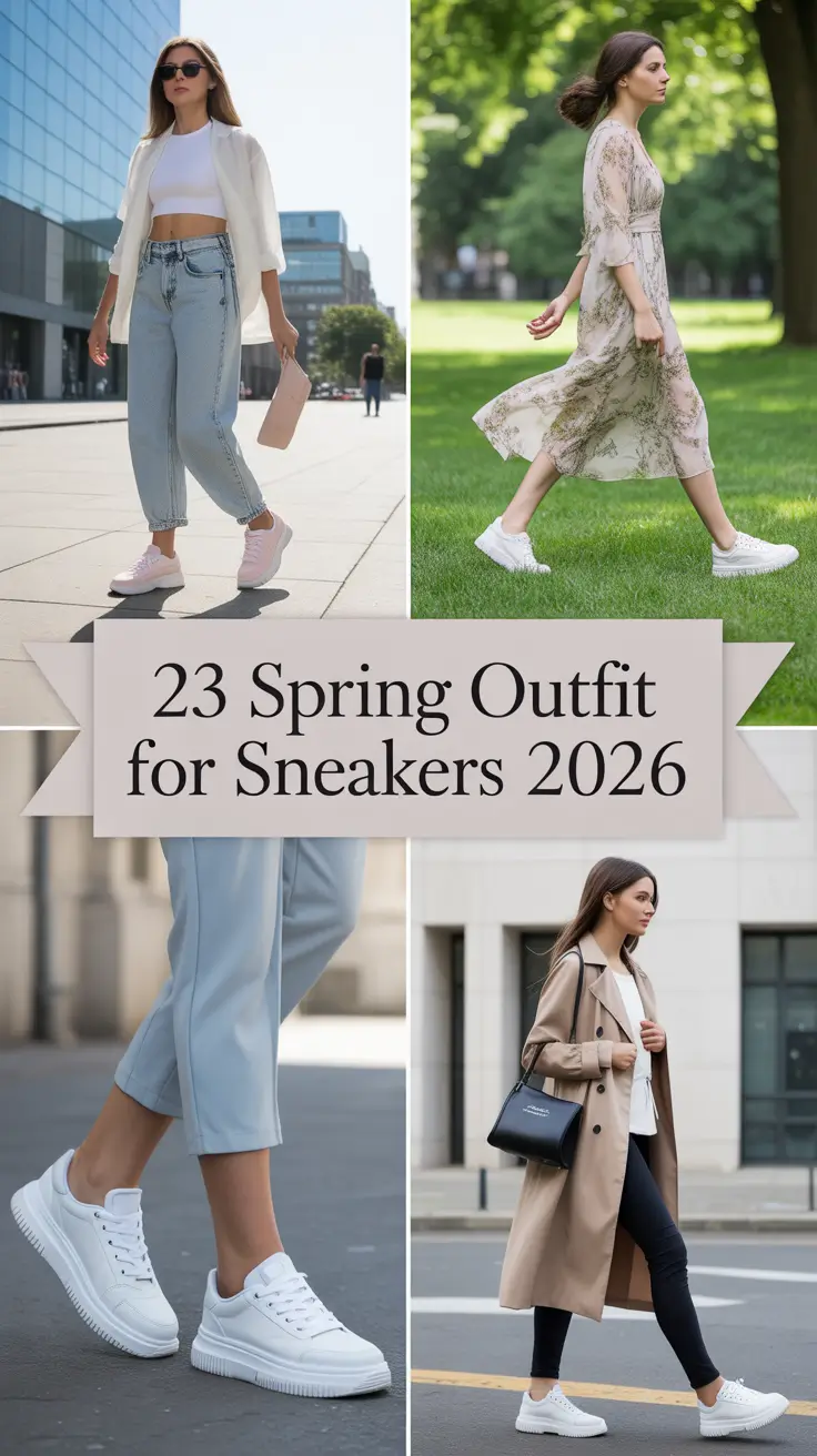 Spring Outfit for Sneakers 2026: Fresh, Stylish & Easy Looks for Women This Season