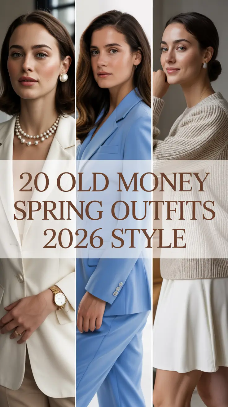 Old Money Spring Outfits 2026 Style: Timeless Elegance for Women