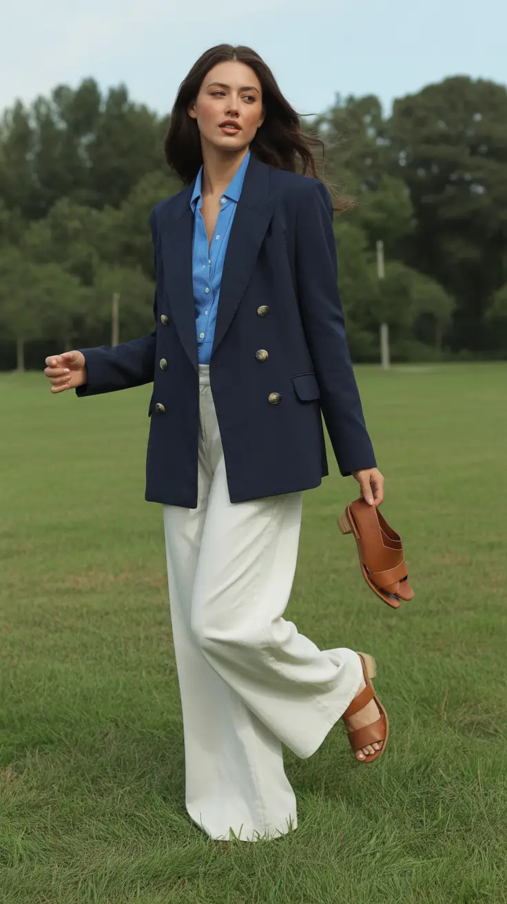 old money spring outfits 2026 Navy Strength and Breezy Whites