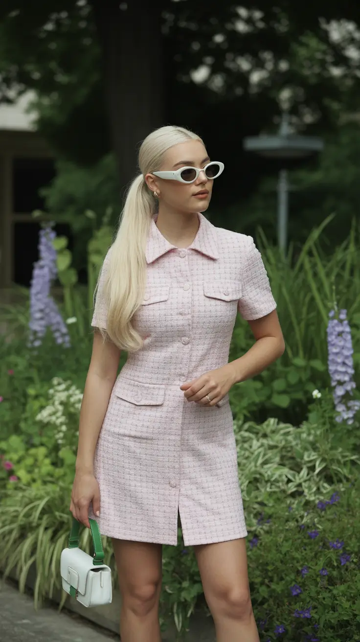 old money spring outfits 2026 Soft Pastels and Heritage Tweed