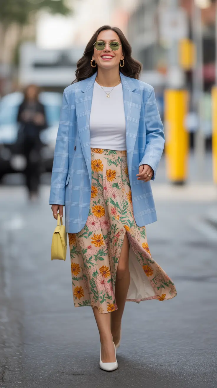 spring capsule wardrobe ideas 2026 Fresh Florals with a Clear Spring Glow