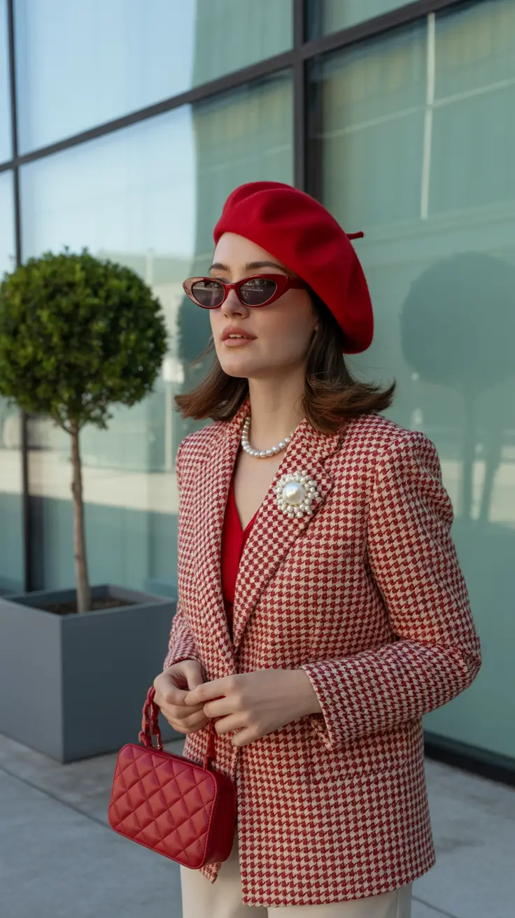 spring capsule wardrobe ideas 2026 Parisian Red: A Classic Reinvented for 2026