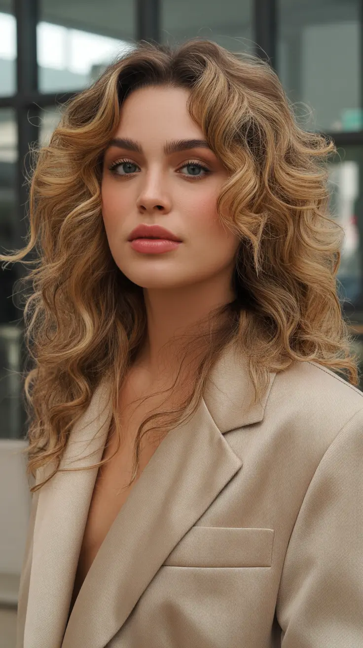 amazing spring mid length haircut 2026 Soft Curly Layers with Natural Volume