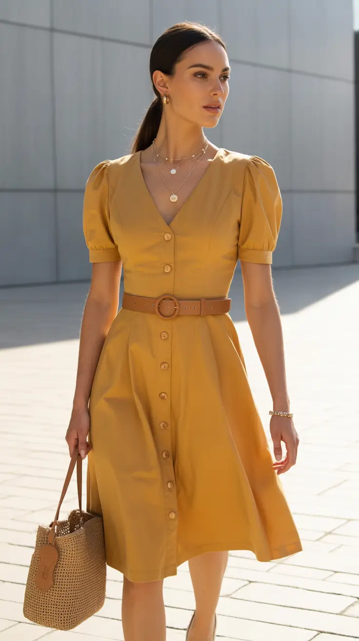 comfy spring outfits for lounging 2026 Sunny Day Dresses With Effortless Structure