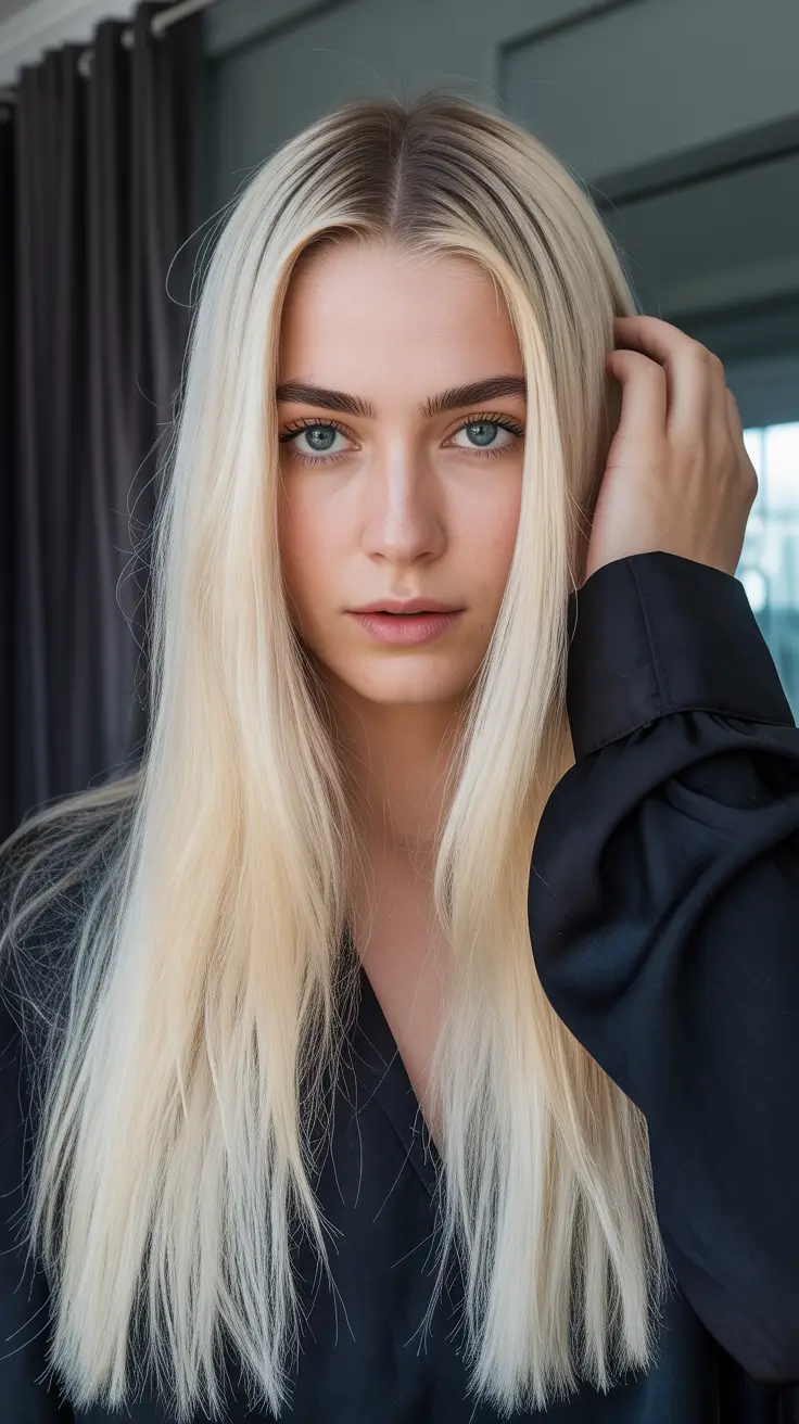 dreamy spring haircuts 2026 Soft Vanilla-Length Glow