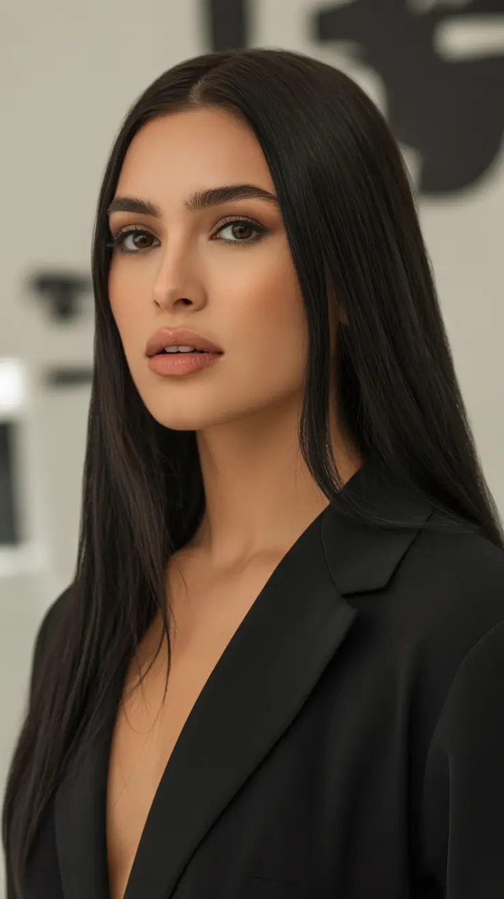 dreamy spring haircuts 2026 Glass Shine Straight