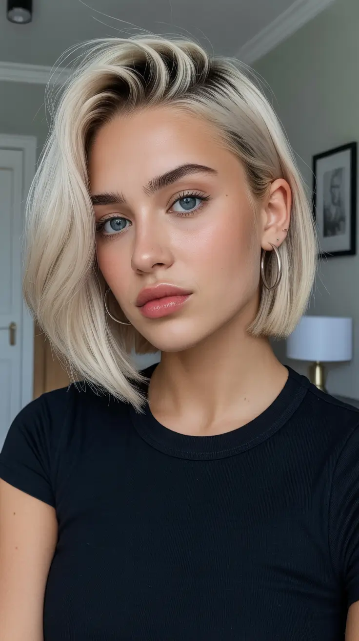 dreamy spring haircuts 2026 Chic Blonde Bob With Sculpted Volume