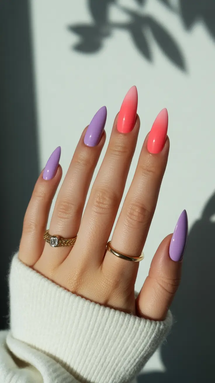 Fresh Spring Nails Acrylic 2026 Fun Pastels with a Twist