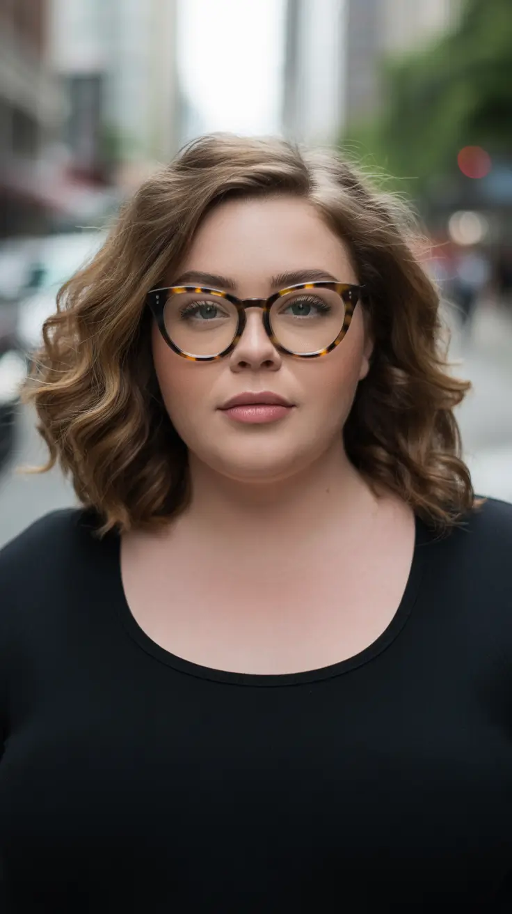 Gorgeous Spring Haircuts for Plus Size Women 2026 Urban Tousled Waves for Casual Spring Energy