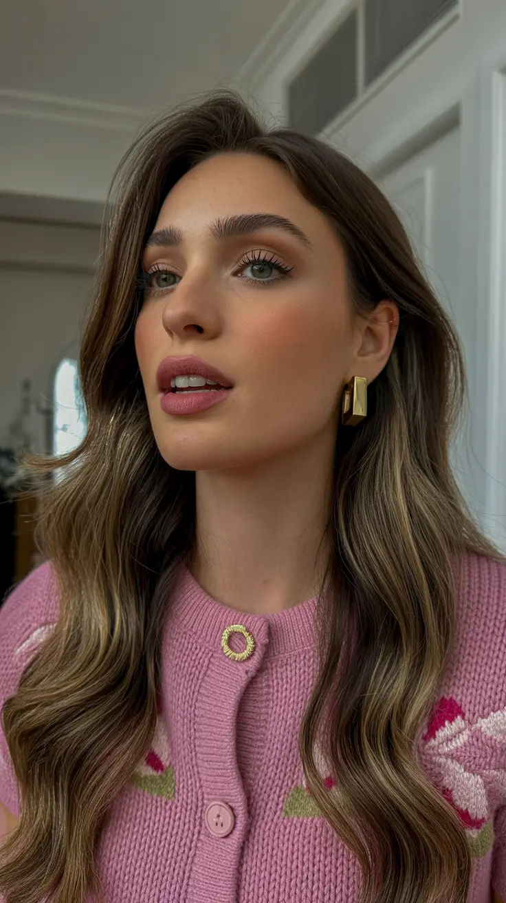 gorgeous spring long haircut looks 2026 Neutral Honey Beige With Soft Cascading Layers