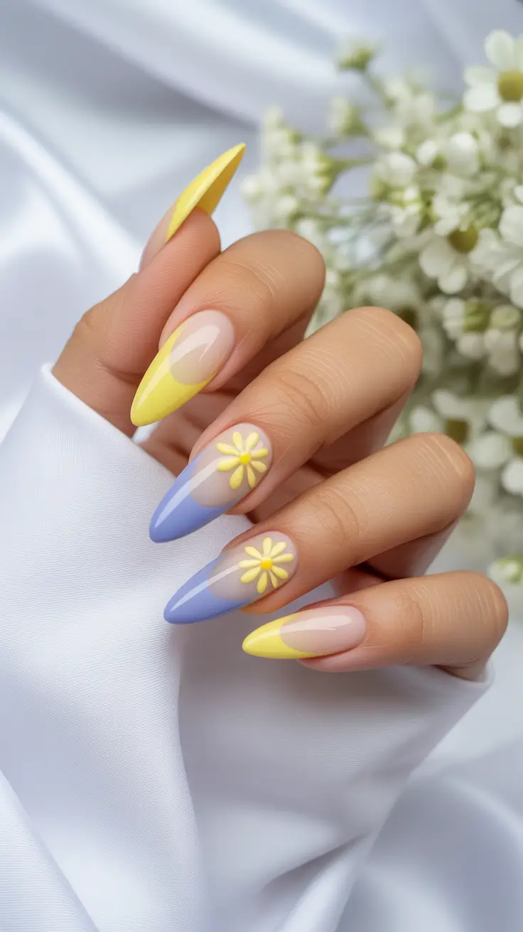 spring-nail-colors-2026-soft-yellow-and-lavender-dream