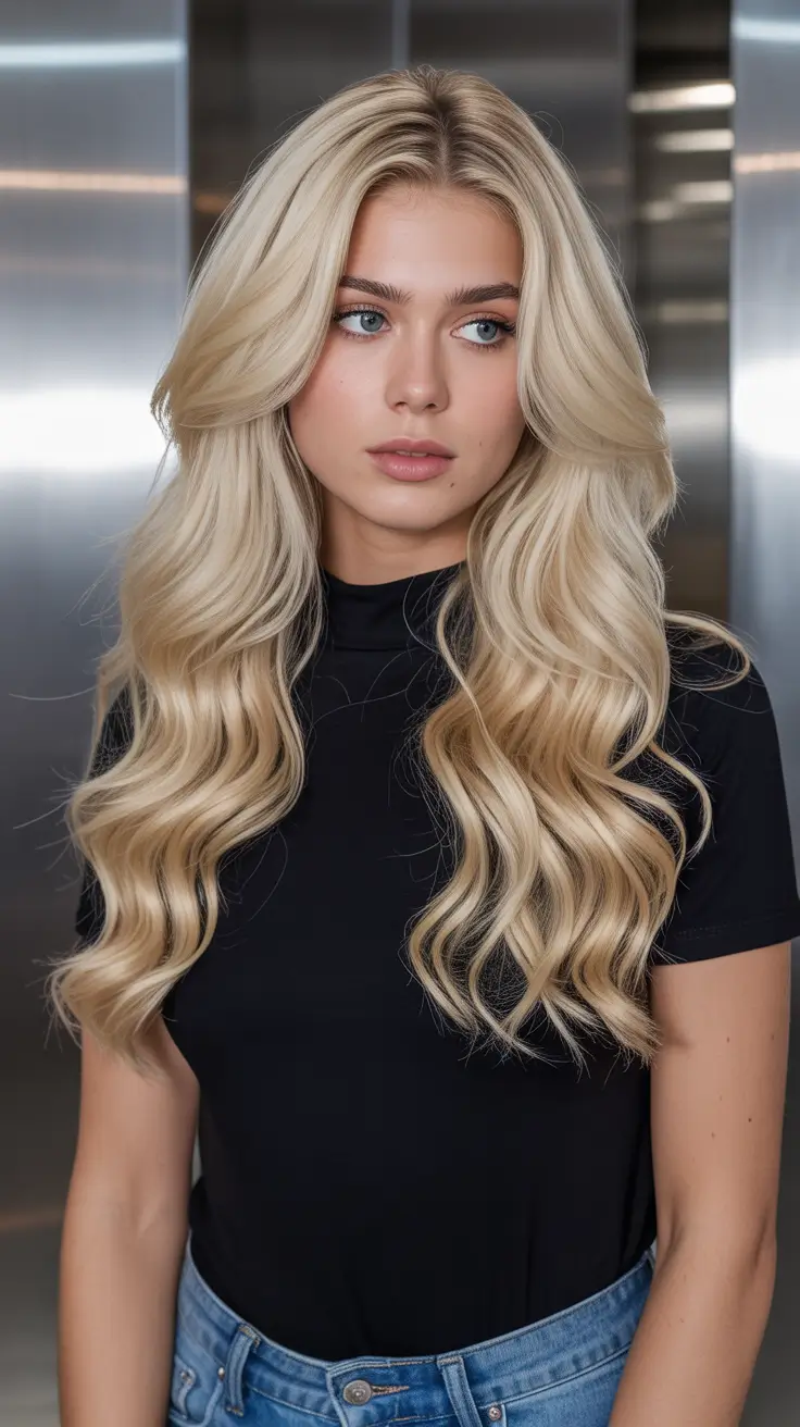 perfect spring blonde hair color guides 2026 Soft Golden Hollywood Waves