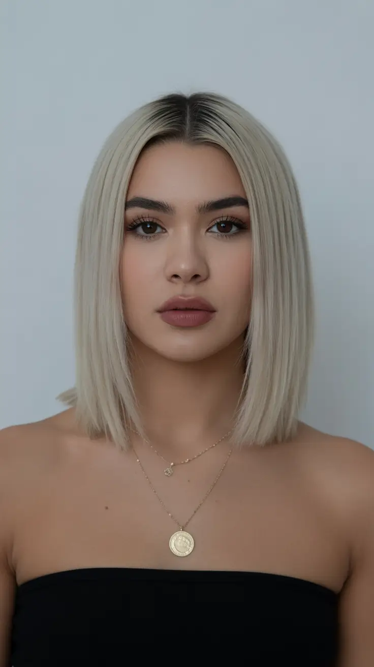 perfect spring blonde hair color guides 2026 Opal Straight-Cut Blonde