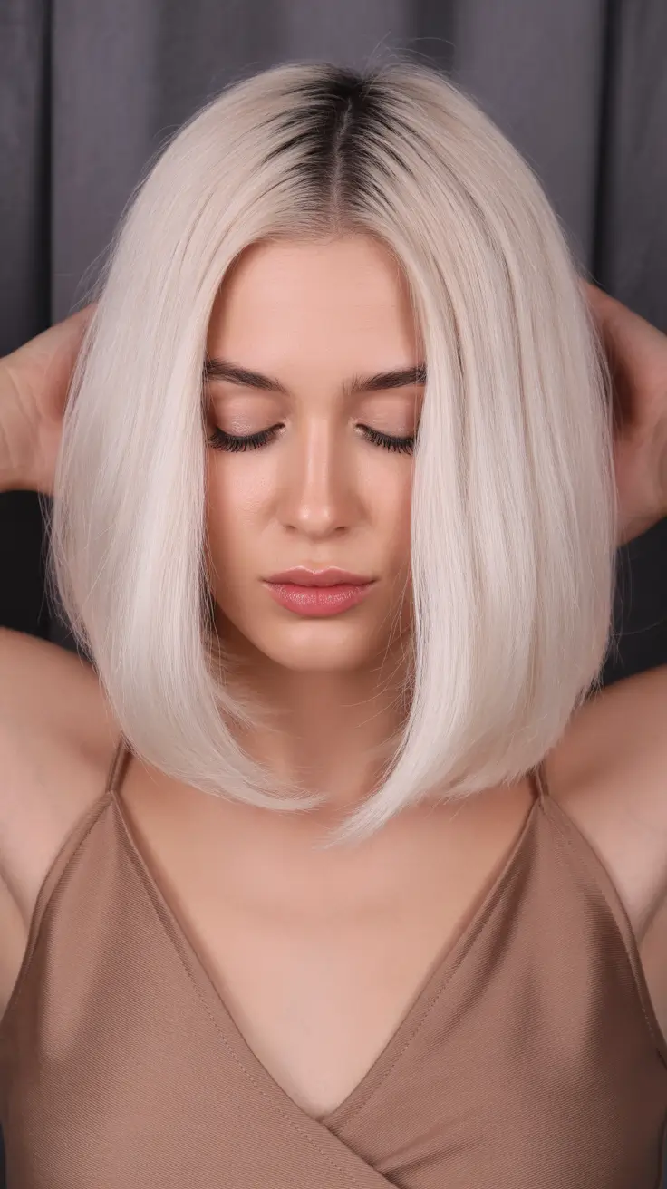perfect spring blonde hair color guides 2026 Frosted Marshmallow Bob