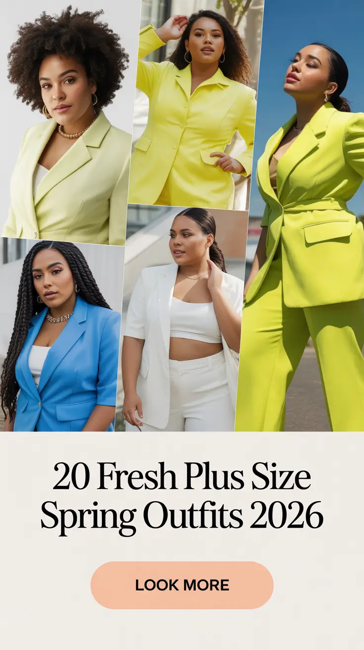 Fresh Plus Size Spring Outfits 2026: Inspiration for Trendy Curvy Spring Style