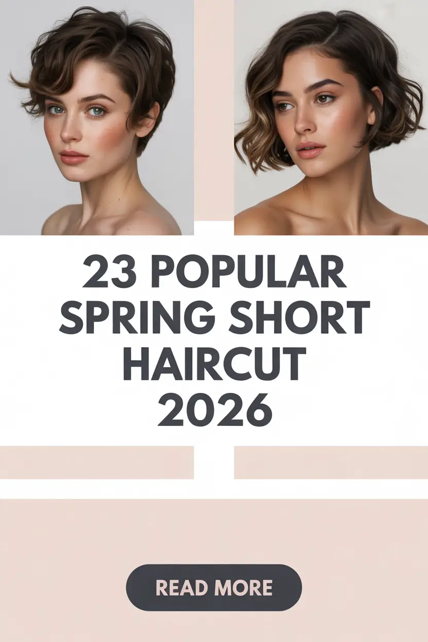 Popular Spring Short Haircut 2026: Fresh Ideas for a Chic Seasonal Reset