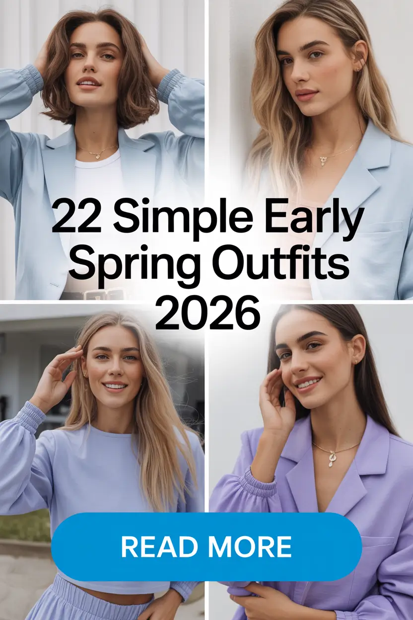 Simple Early Spring Outfits 2026: Fresh, Chic & Aesthetic Ideas for Women