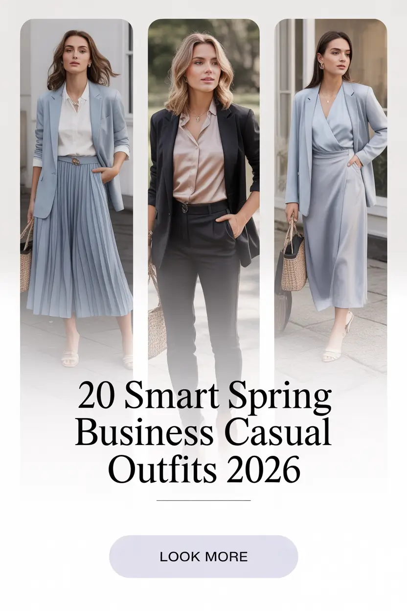 Smart Spring Business Casual Outfits 2026: Fresh Ideas for Women Work Wear